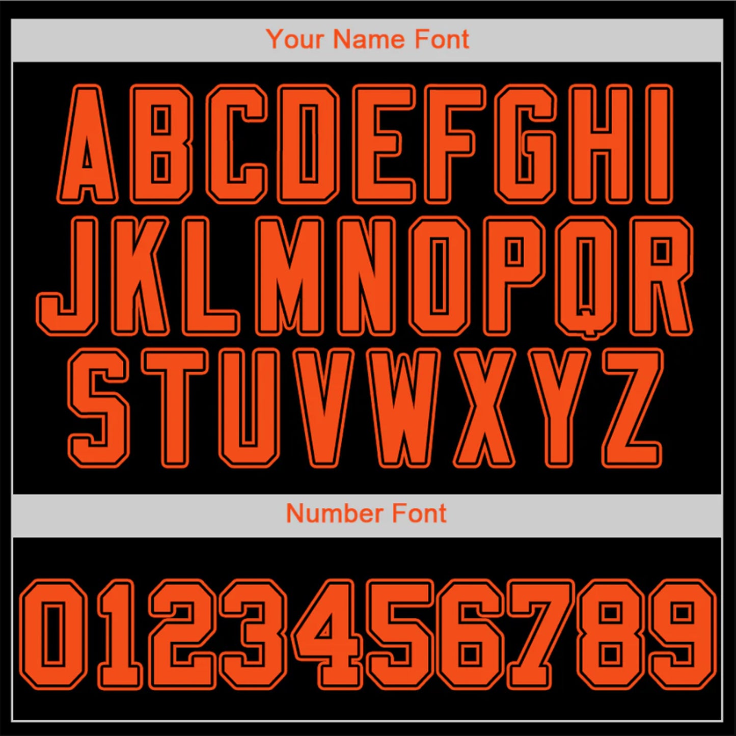 Black Orange - Black Custom Baseball Jersey